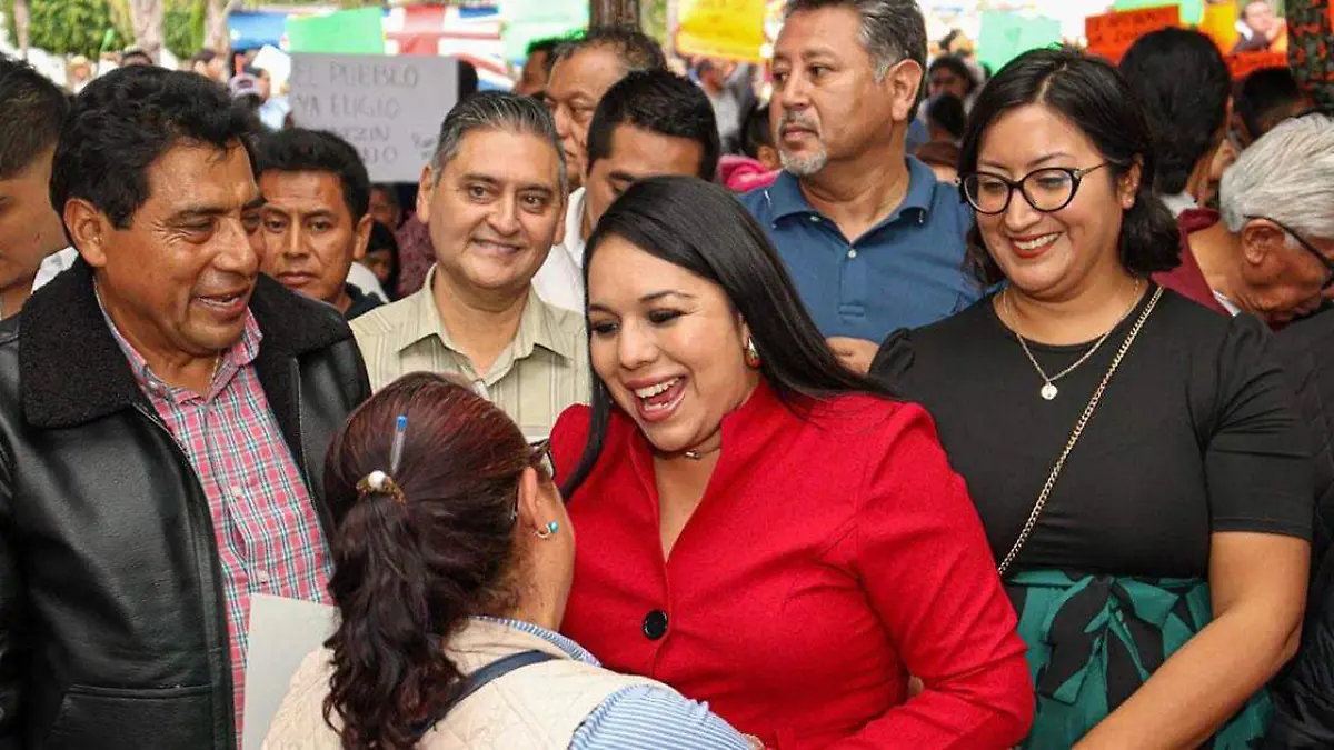 La presidenta municipal electa de San Pedro Cholula, Tonantzin Fernández